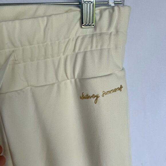 Gymshark X Whitney Simmons High Waist Fitted Jogger size XS Unbleached White NWT - Picture 6 of 10